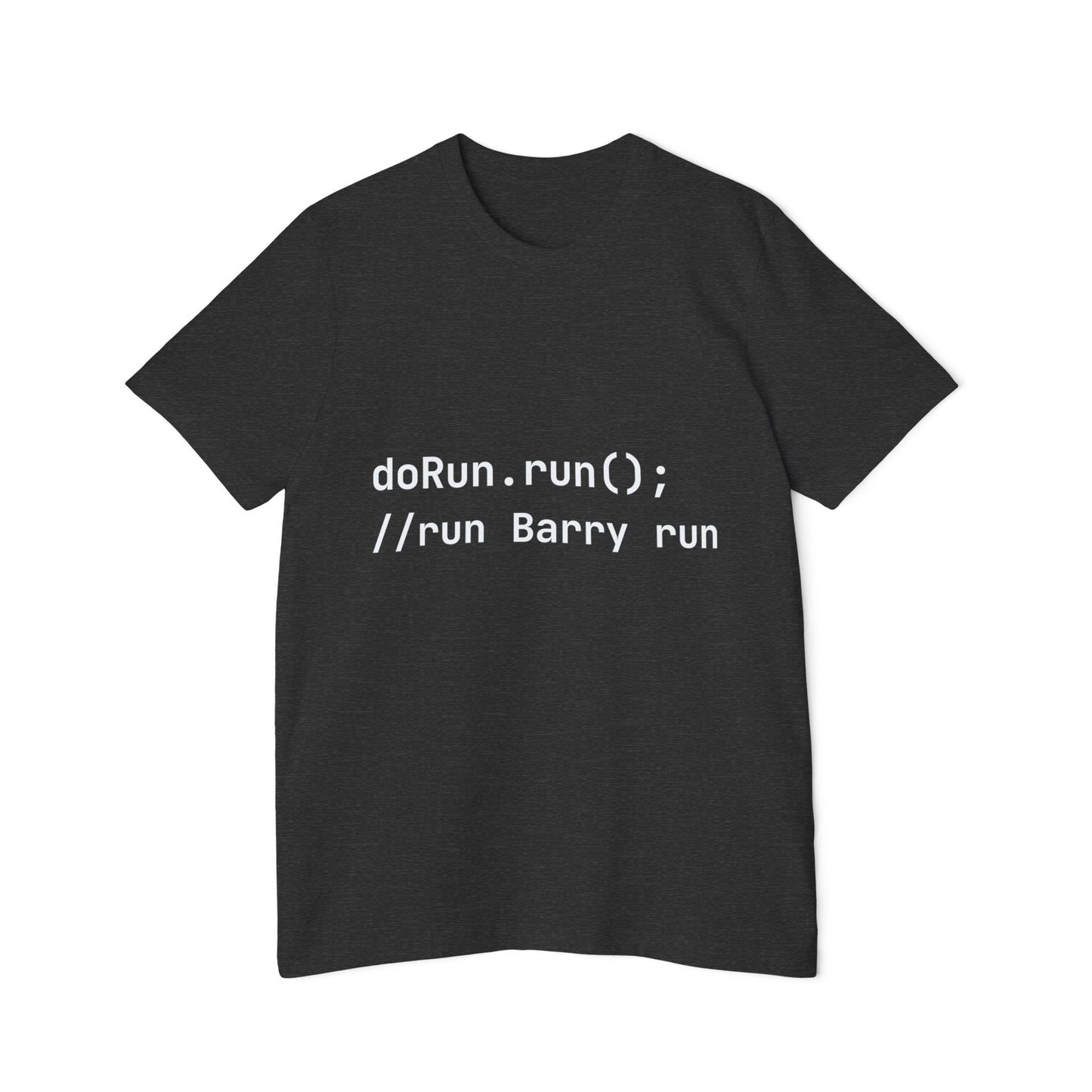 Run Barry Run T-Shirt | Developer Method Call | Pop Culture Code | Usha Creations