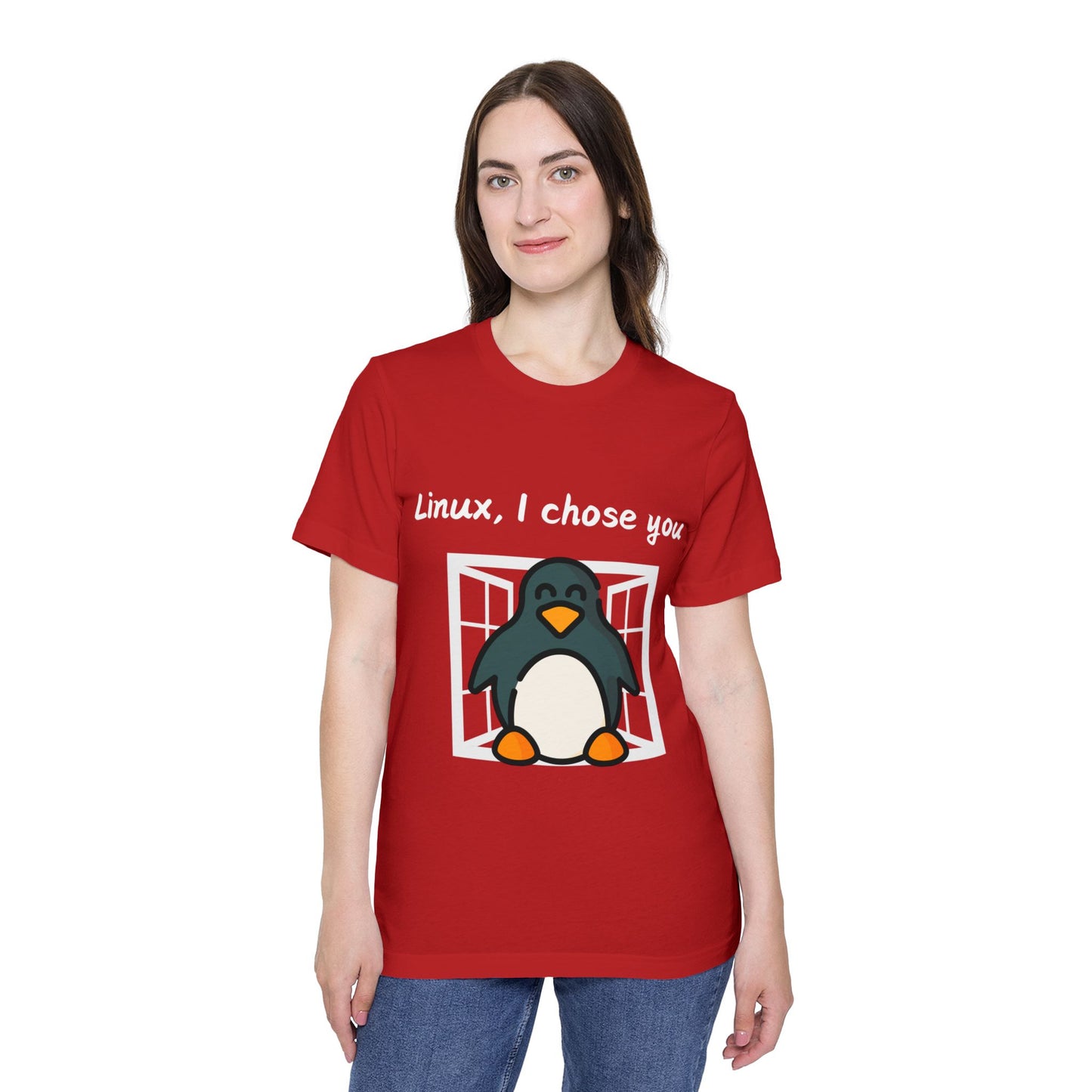 Linux vs Windows OS Choice Humor T Shirt | Tech Geek Meme Tees | Usha Creations