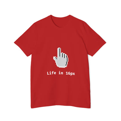 Life in 16px | Frontend Developer T-Shirt | Pixel-Perfect UI Design Tee | Usha Creations