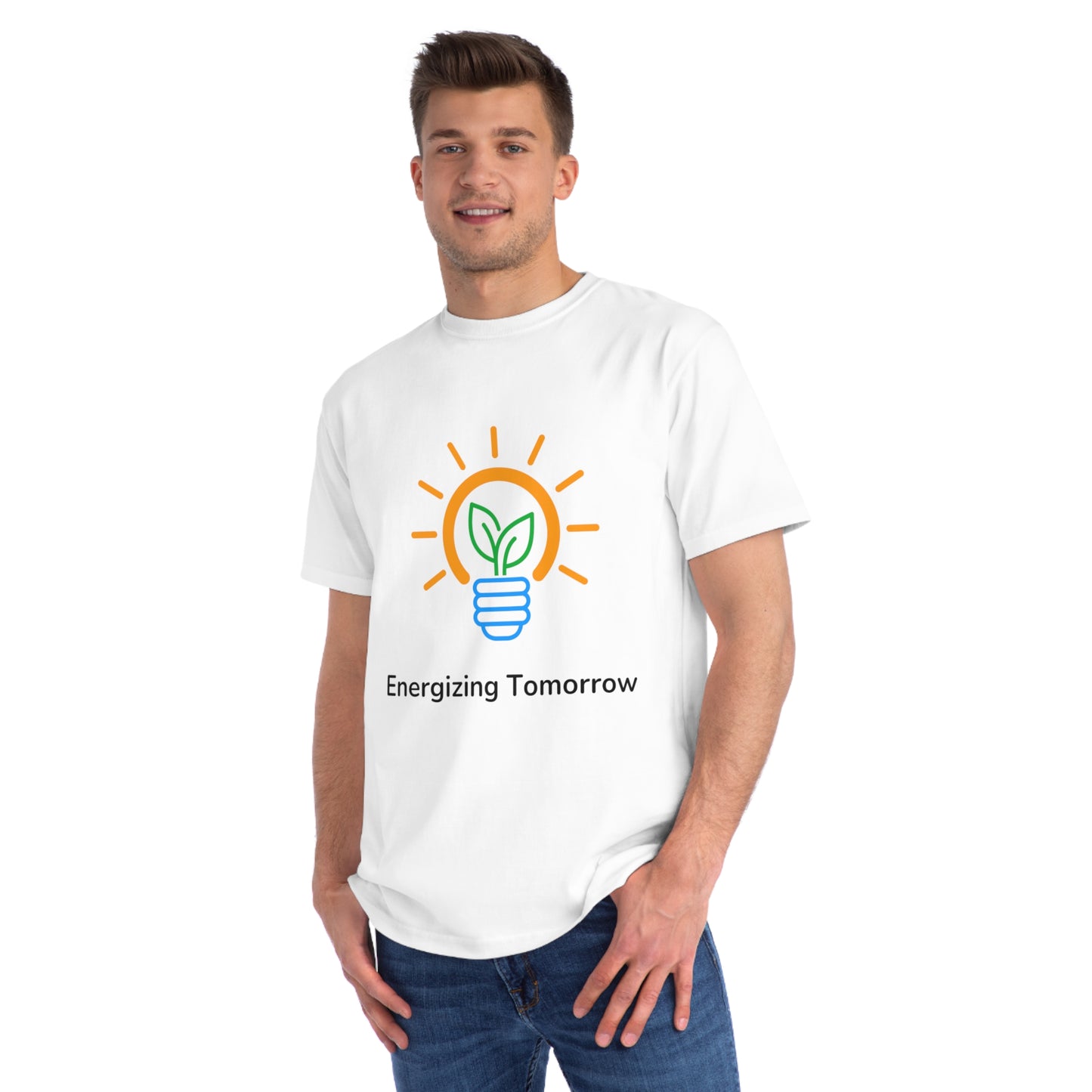 Energizing Tomorrow Tee | Green Tech Transition Shirt | Usha Creations