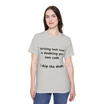 Testing Doubts T-Shirt | QA Developer Pattern 2024 | Programming Test Humor | Usha Creations