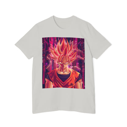 Goku Powering Up with Code Tee – Super Saiyan Coder Edition