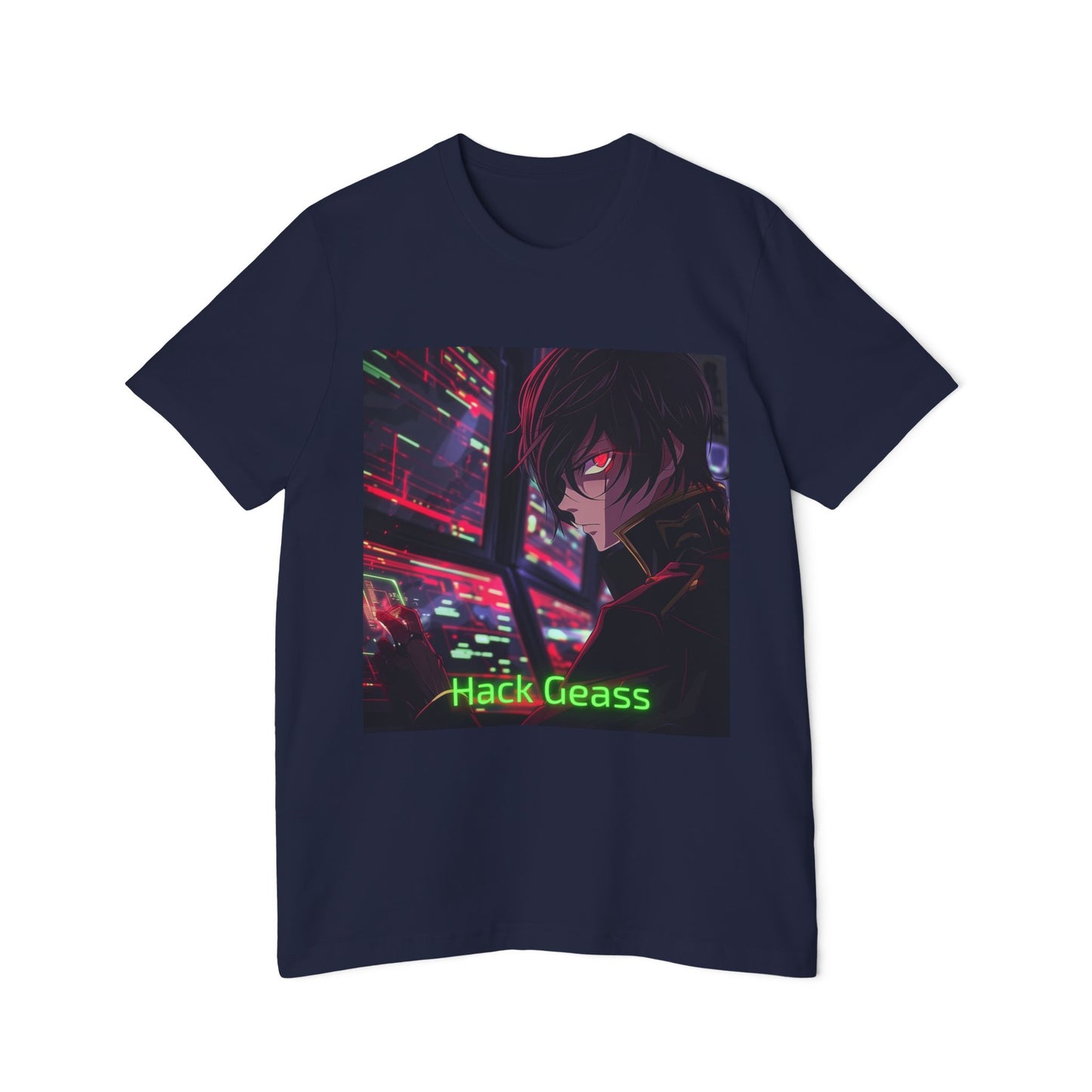 Lelouch’s Hacking Geass Tee – Code Geass Hack the World Edition