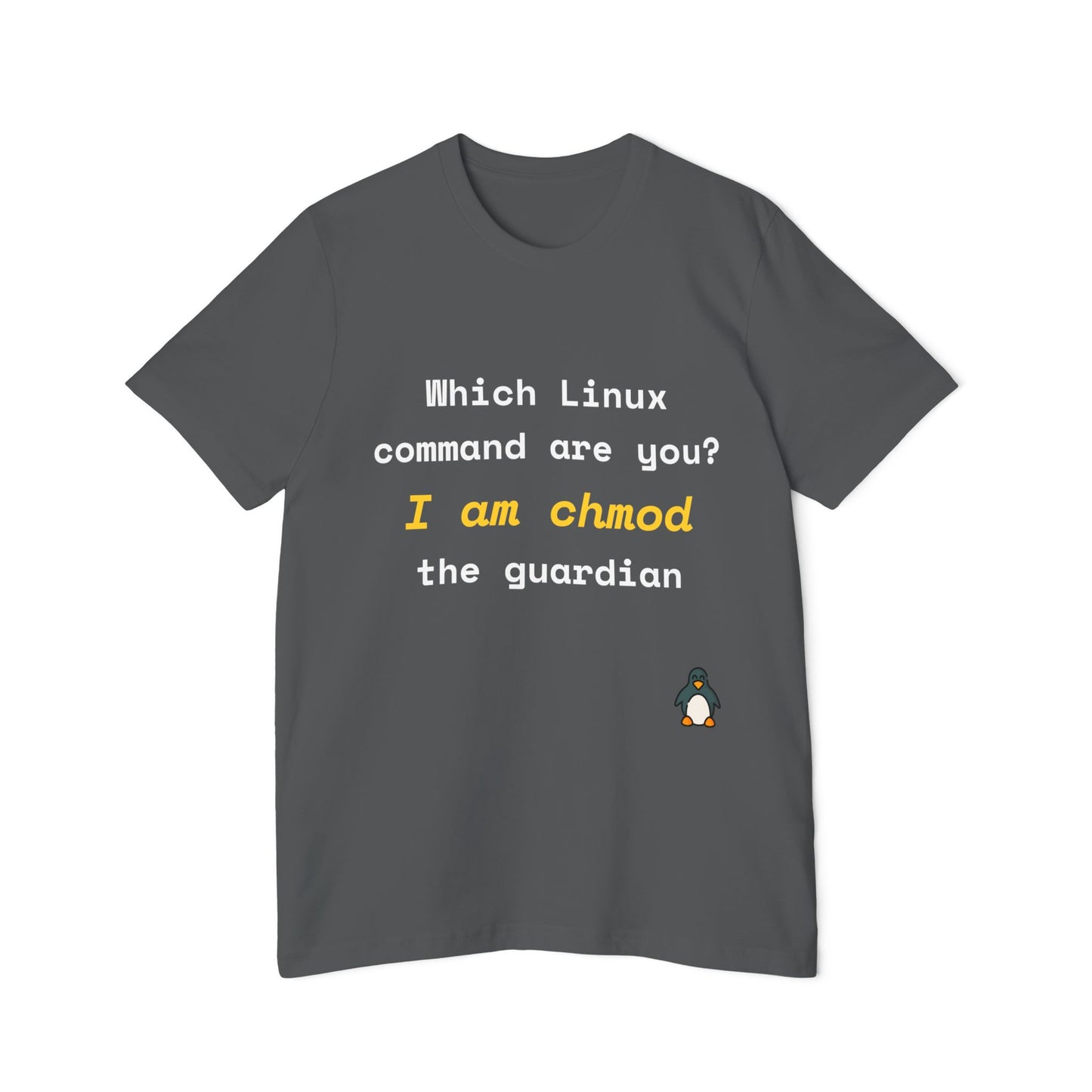 Which Linux Command Are You? I Am chmod - The Guardian | Funny Linux T-Shirt | Usha Creations