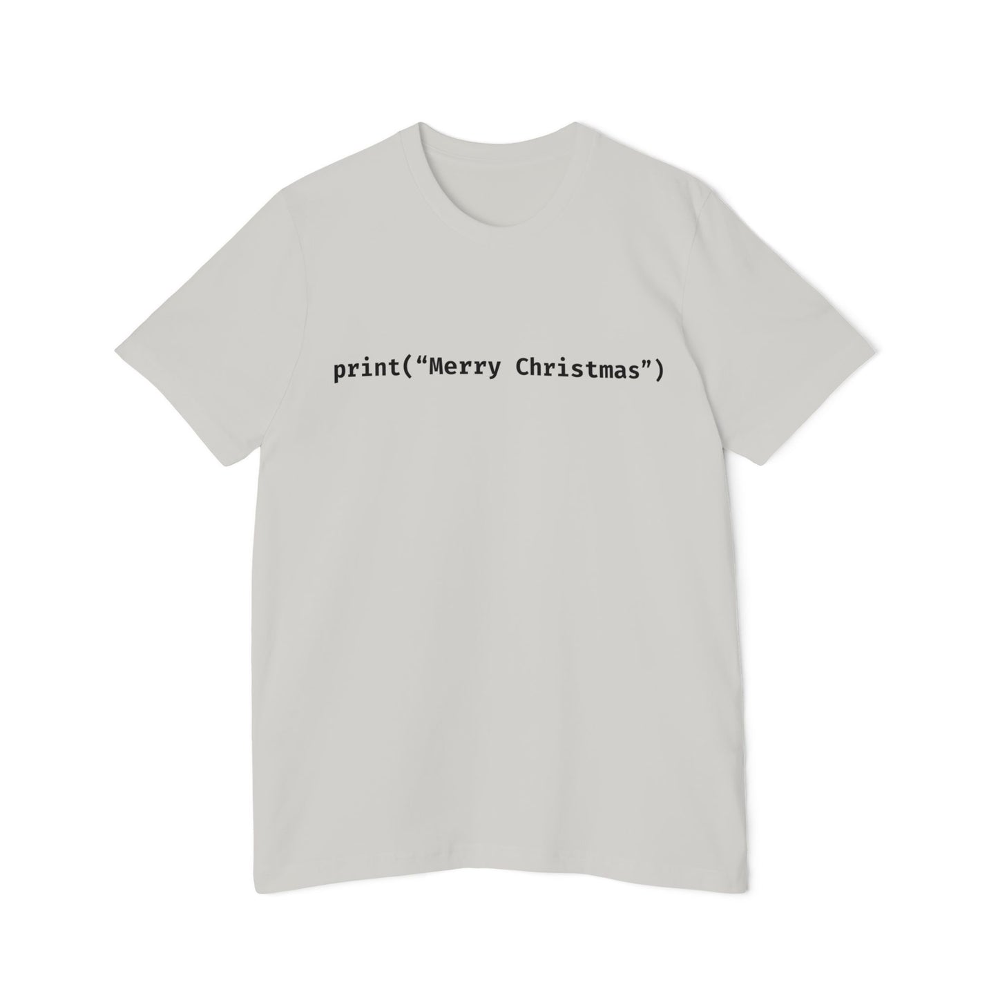 Print Merry Christmas Python T-Shirt | Funny Programmer Holiday Gift 2024 | Coding Christmas Present | Usha Creations