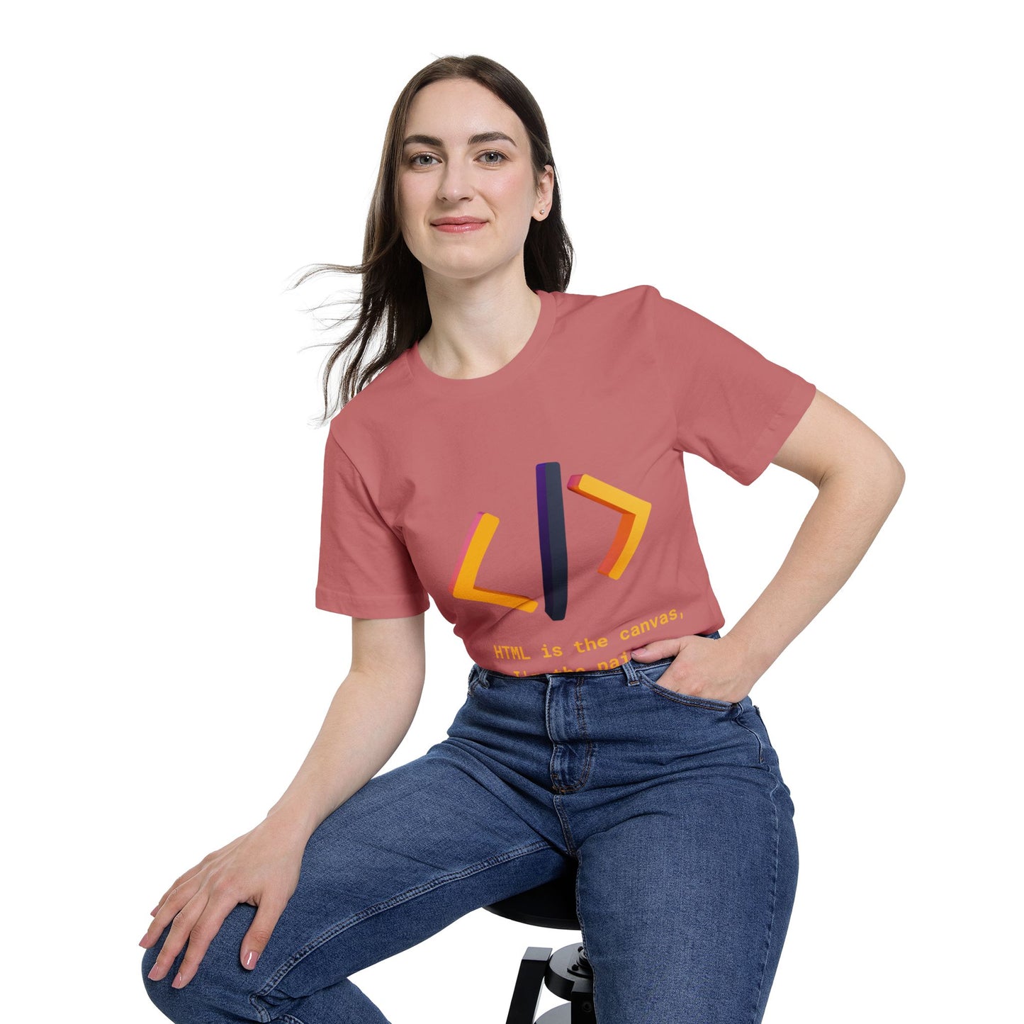 HTML Canvas Painter T-Shirt