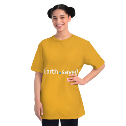 Earth.save() Eco-Coding Tee | Environmental Developer Shirt | Usha Creations