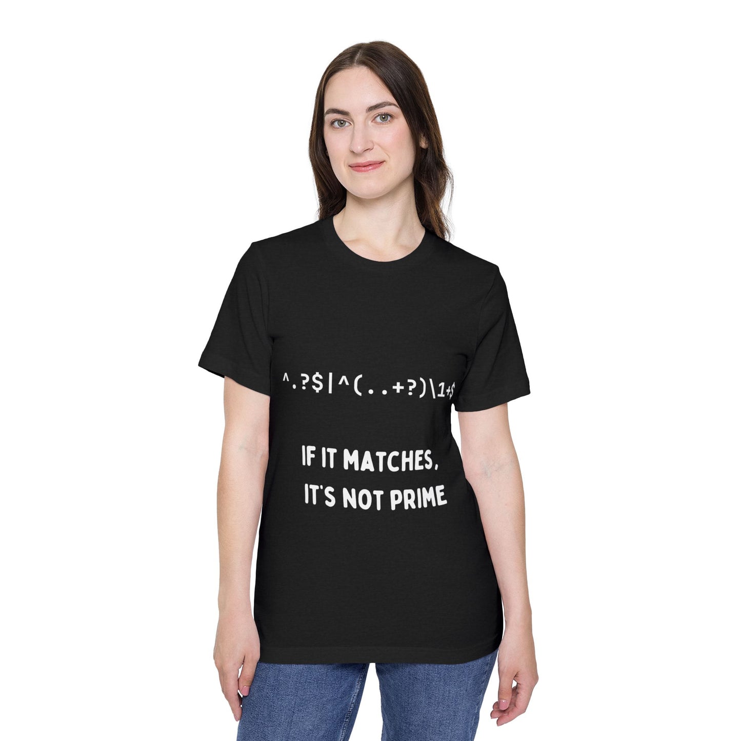 Regex Prime T-Shirt | Math Developer Pattern 2024 | Programming Algorithm Humor | Usha Creations