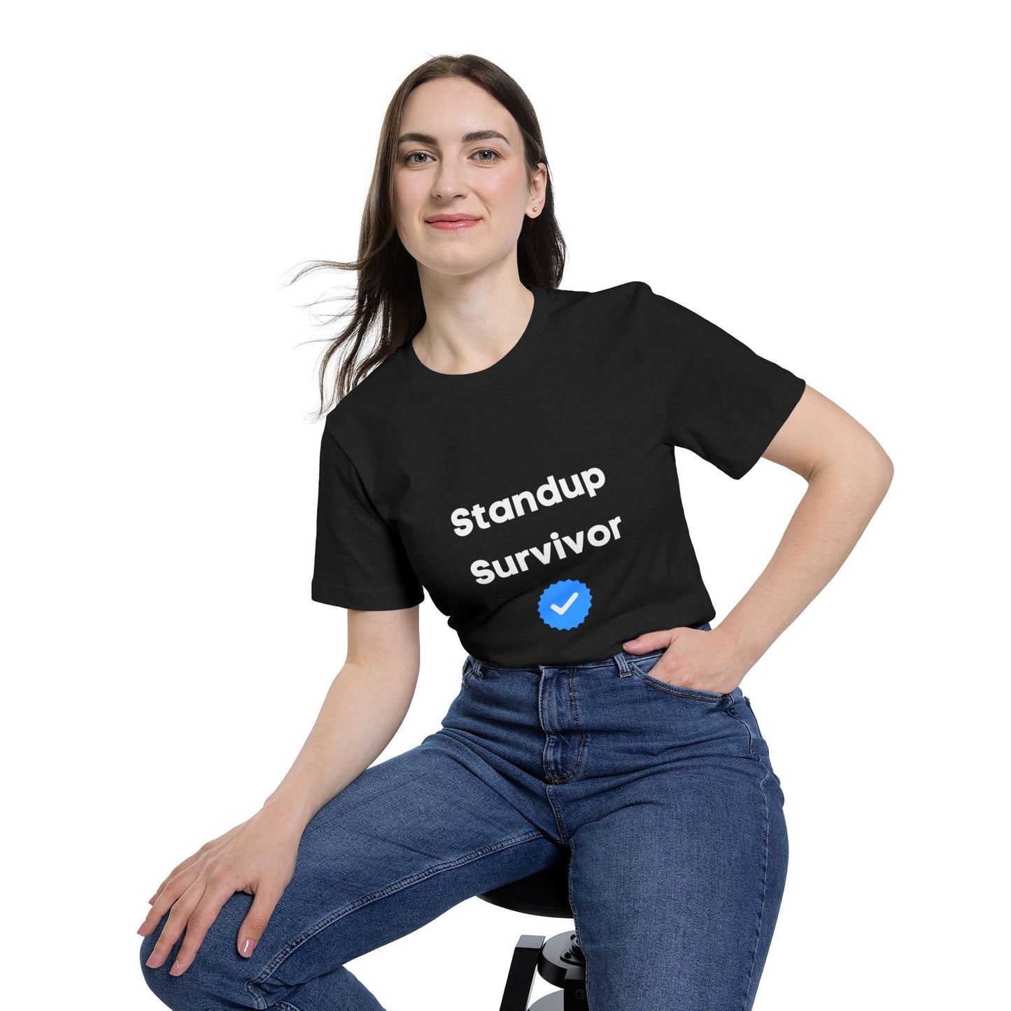 Standup Survivor | Funny Developer T-Shirt for Agile Meetings | Usha Creations