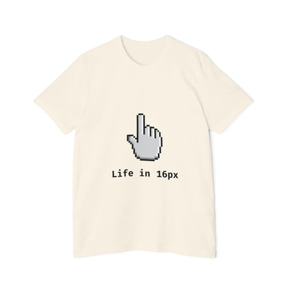 Life in 16px | Frontend Developer T-Shirt | Pixel-Perfect UI Design Tee | Usha Creations