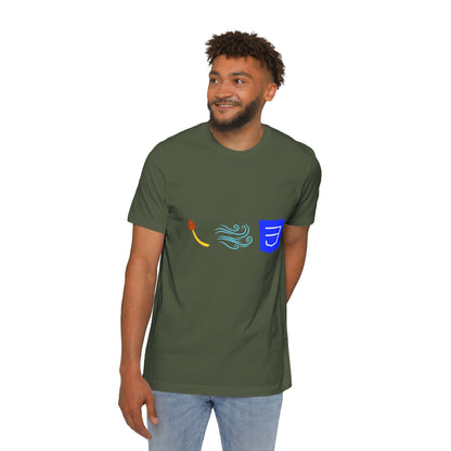 Tailwind CSS: Style in the Breeze | Frontend Developer T-Shirt | UI/UX Engineer Apparel | Usha Creations