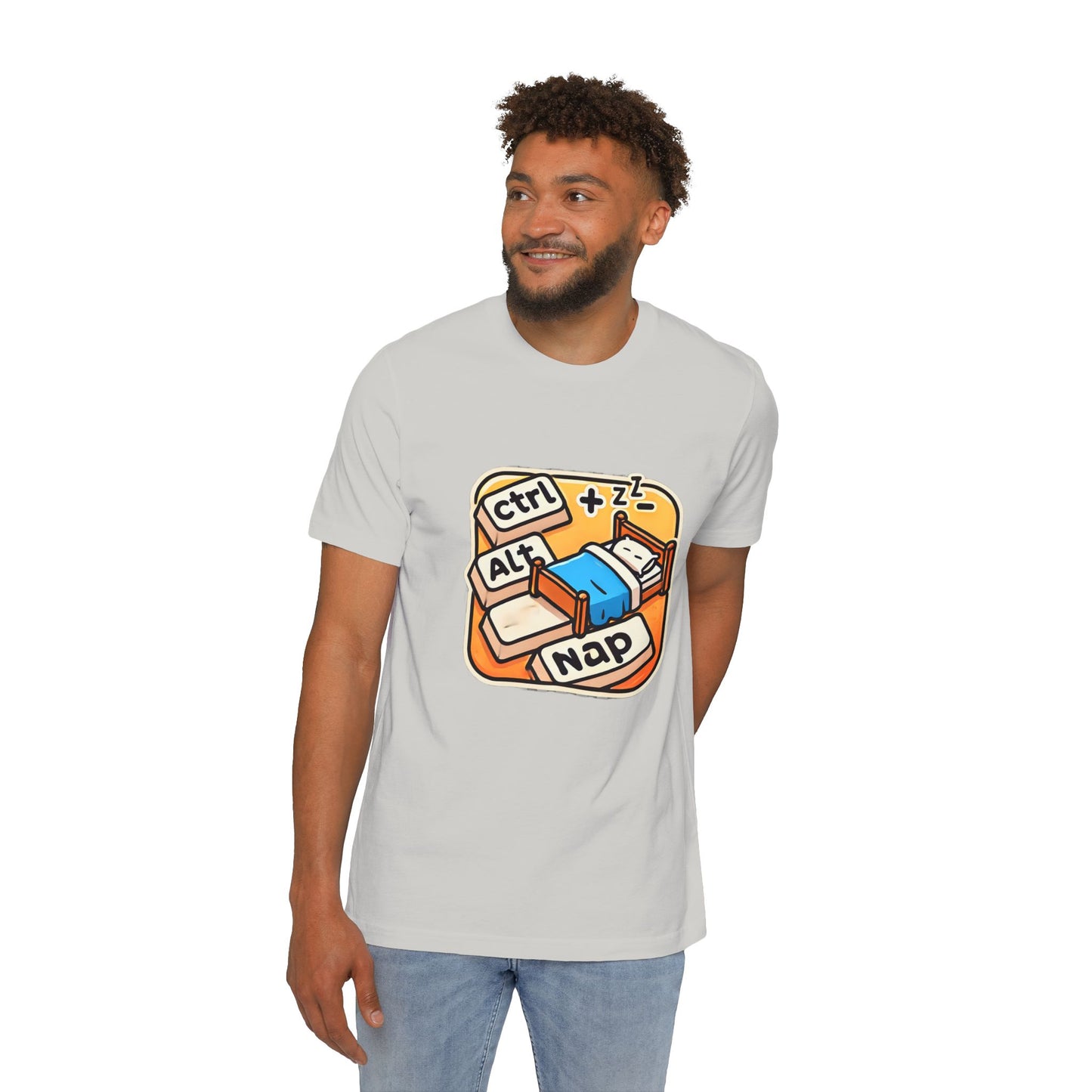 Ctrl+Alt+Nap Tech-Themed T-Shirt