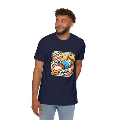 Ctrl+Alt+Nap Tech-Themed T-Shirt