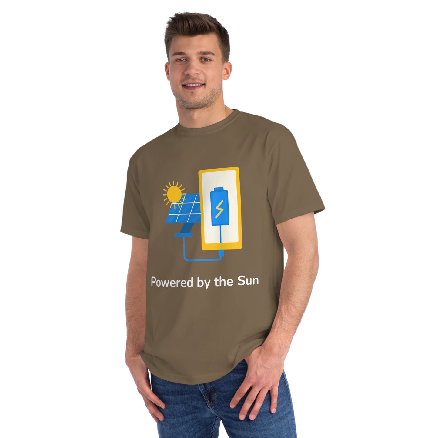 Solar Powered Phone Tee | Eco Tech Energy Shirt | Usha Creations