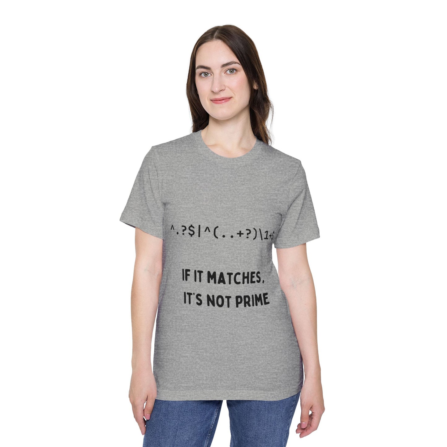 Regex Prime T-Shirt | Math Developer Pattern 2024 | Programming Algorithm Humor | Usha Creations