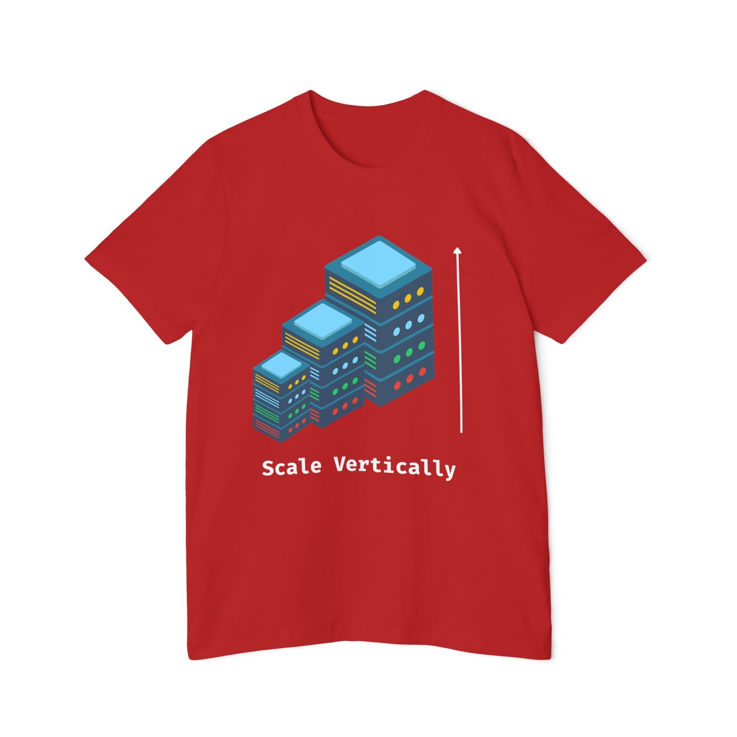 Scale Vertically | System Design T-Shirt | Interview Series Tee | Usha Creations