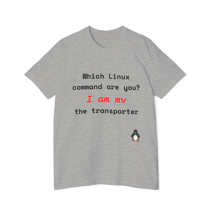 Which Linux Command Are You? I Am mv - The Transporter | Funny Linux T-Shirt | Usha Creations