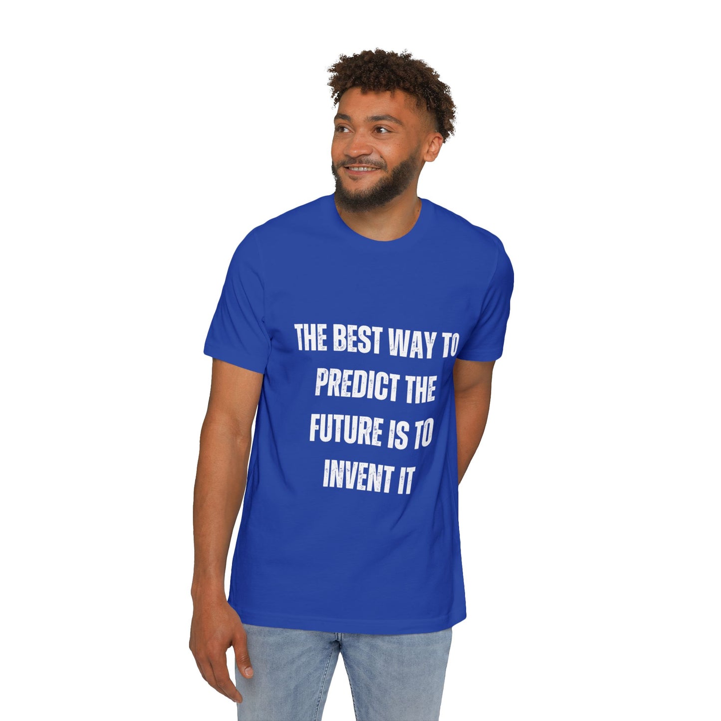 The Best Way to Predict the Future Is to Invent It | Inspirational Tech T-Shirt | Developer Quote Tee | Usha Creations