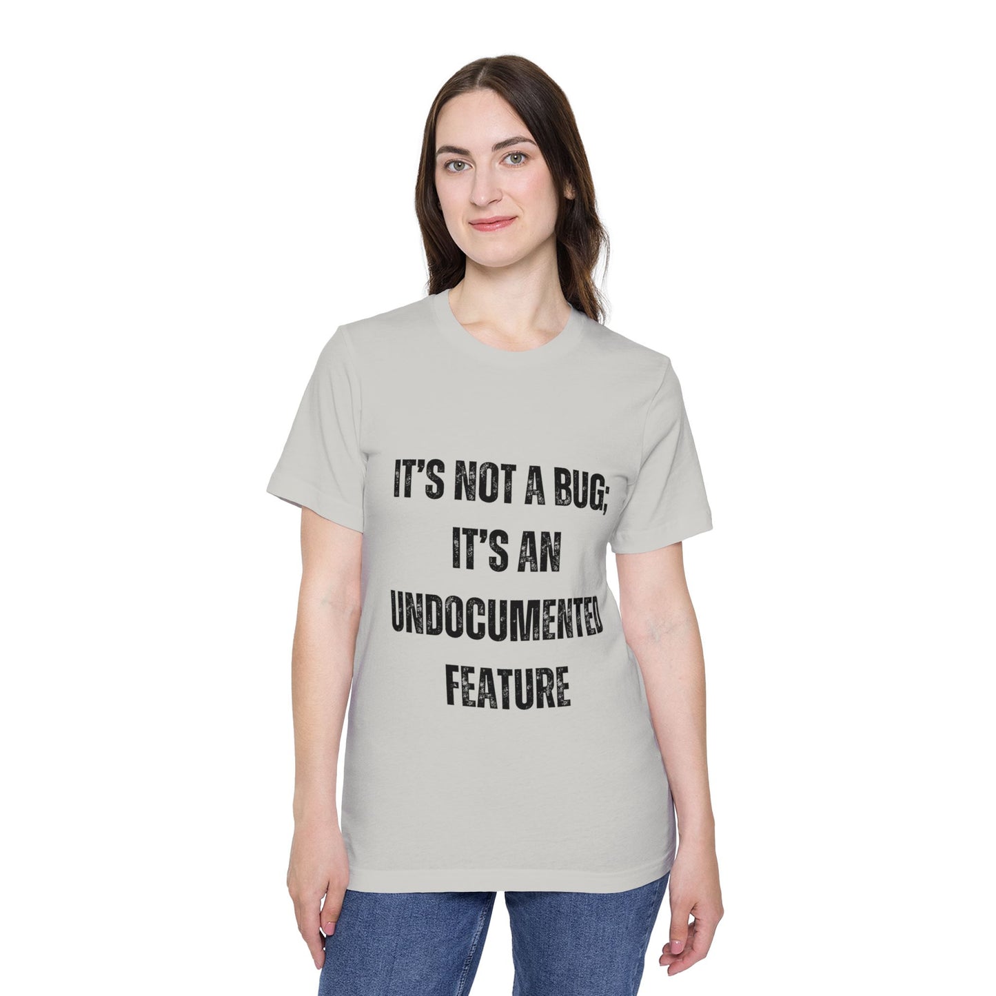 It’s Not a Bug; It’s an Undocumented Feature | Funny Developer T-Shirt | Programmer Humor Tee | Usha Creations