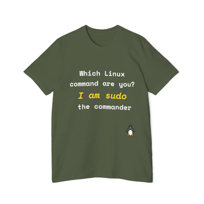 Which Linux Command Are You? I Am sudo - The Commander | Funny Linux T-Shirt | Usha Creations