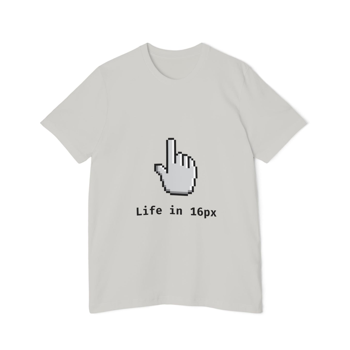 Life in 16px | Frontend Developer T-Shirt | Pixel-Perfect UI Design Tee | Usha Creations