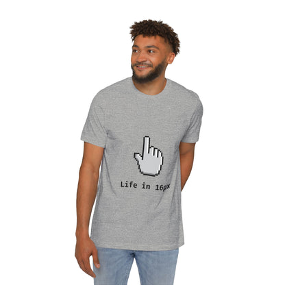 Life in 16px | Frontend Developer T-Shirt | Pixel-Perfect UI Design Tee | Usha Creations