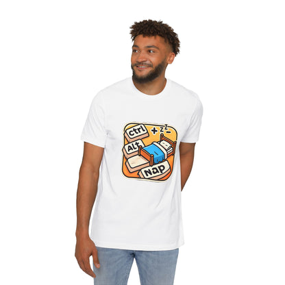 Ctrl+Alt+Nap Tech-Themed T-Shirt