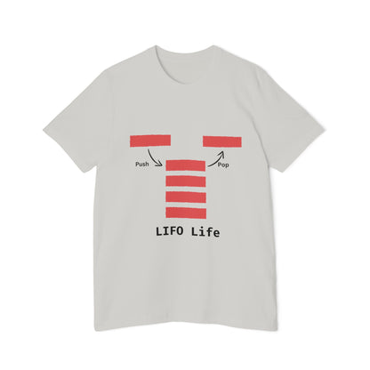 LIFO Life | Stack Data Structure T-Shirt | DSA Apparel | Interview Series | Usha Creations