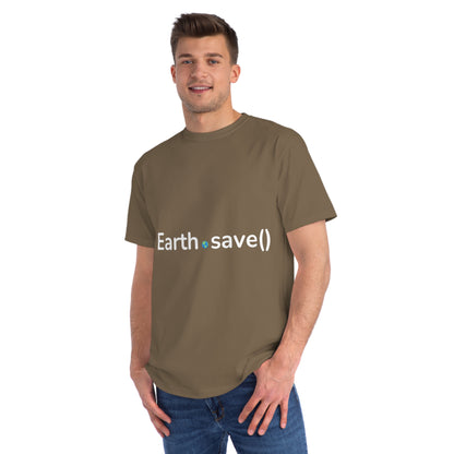 Earth.save() Eco-Coding Tee | Environmental Developer Shirt | Usha Creations