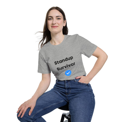 Standup Survivor | Funny Developer T-Shirt for Agile Meetings | Usha Creations