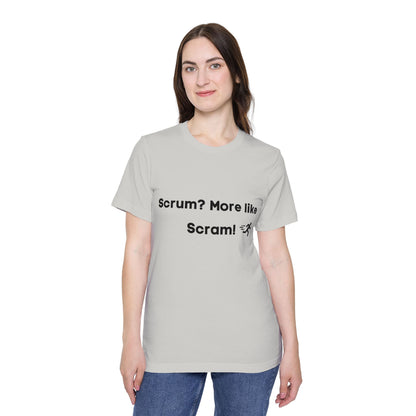 Scrum? More Like Scram! | Funny Agile Developer T-Shirt | Usha Creations