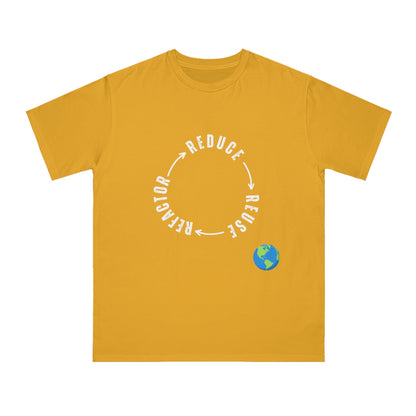 Reduce Reuse Refactor Loop Tee | Eco Code Cycle Shirt | Usha Creations