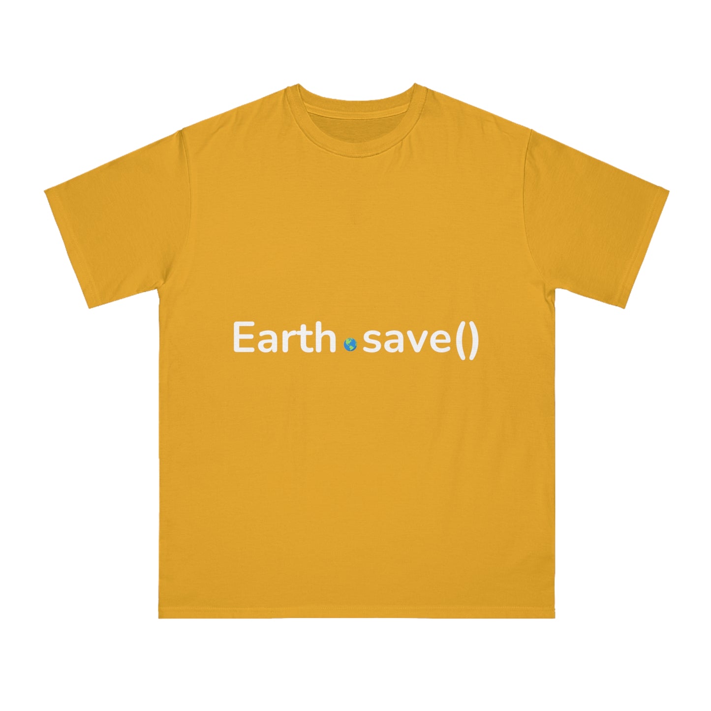 Earth.save() Eco-Coding Tee | Environmental Developer Shirt | Usha Creations