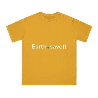 Earth.save() Eco-Coding Tee | Environmental Developer Shirt | Usha Creations