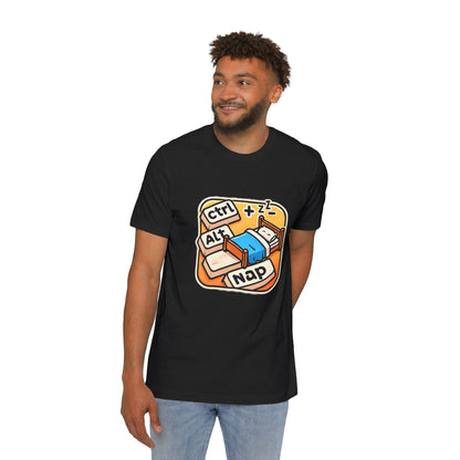 Ctrl+Alt+Nap Tech-Themed T-Shirt