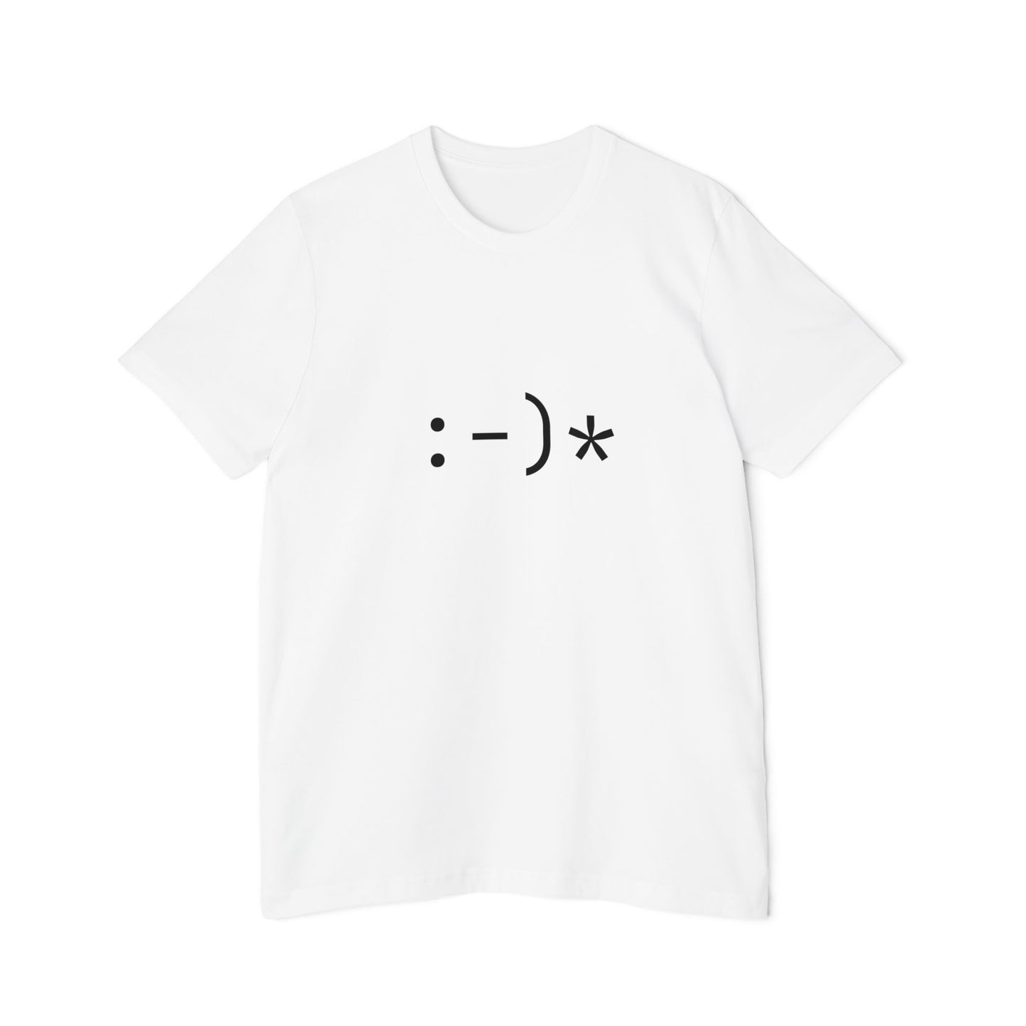 ASCII Star Smiley T-Shirt | Retro Chat Emoticon 2024 | Classic Internet Art Gift | Vintage Online Culture | Usha Creations