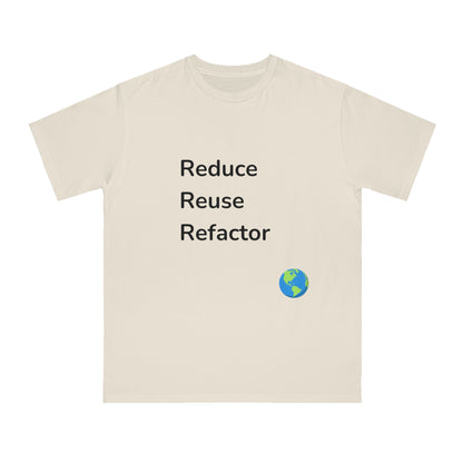 Reduce Reuse Refactor Eco Dev Tee | Green Coding Shirt | Usha Creations