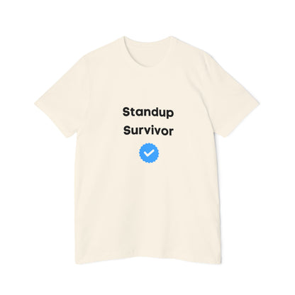 Standup Survivor | Funny Developer T-Shirt for Agile Meetings | Usha Creations