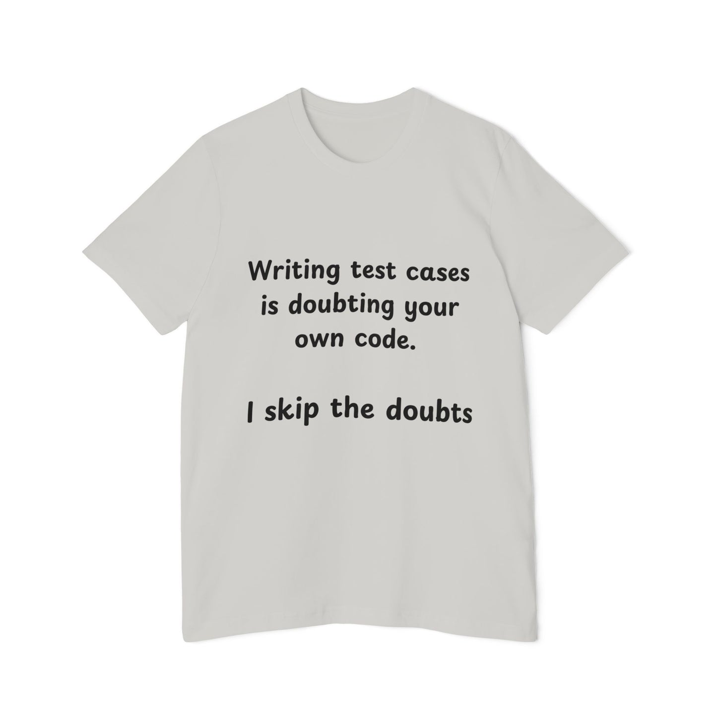 Testing Doubts T-Shirt | QA Developer Pattern 2024 | Programming Test Humor | Usha Creations