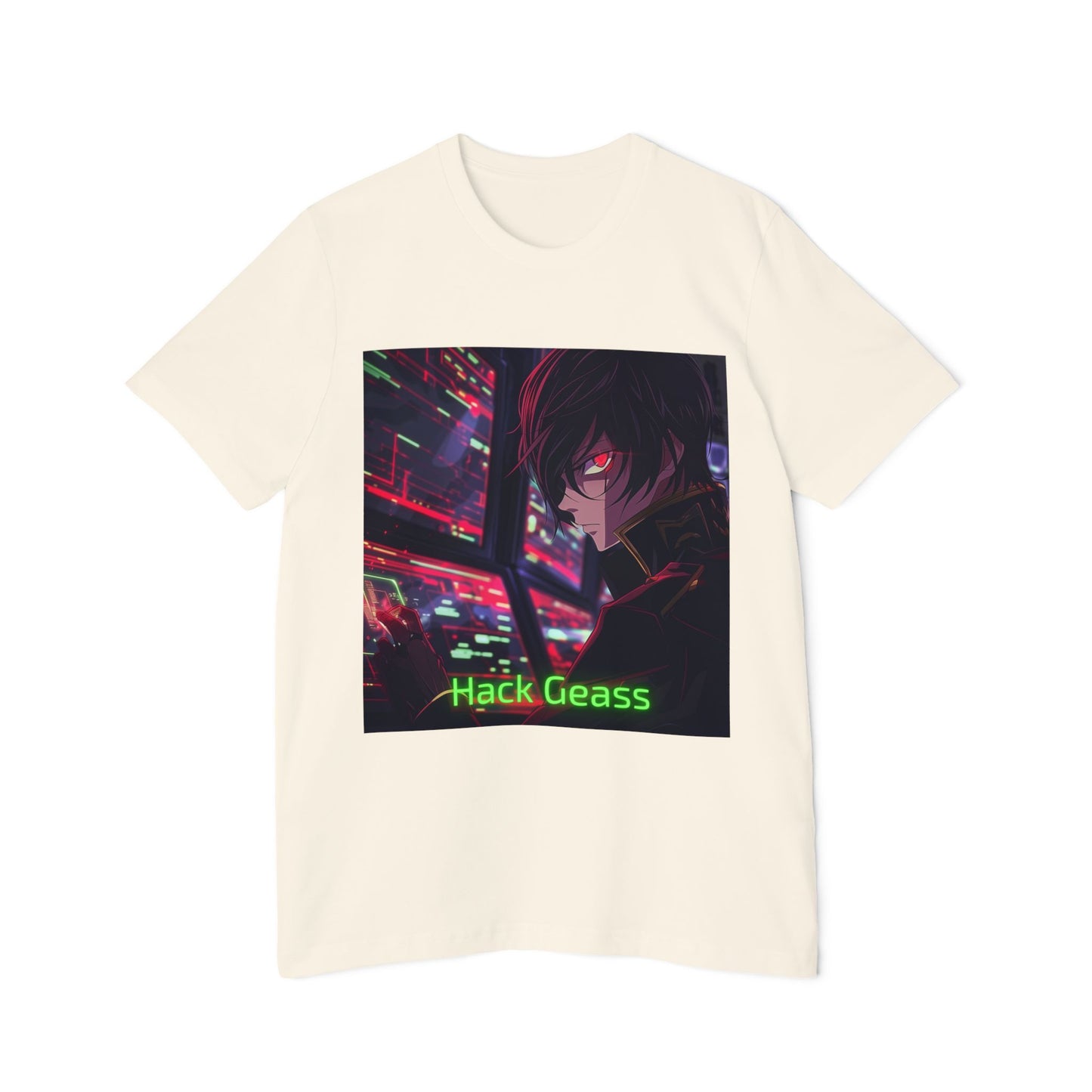 Lelouch’s Hacking Geass Tee – Code Geass Hack the World Edition