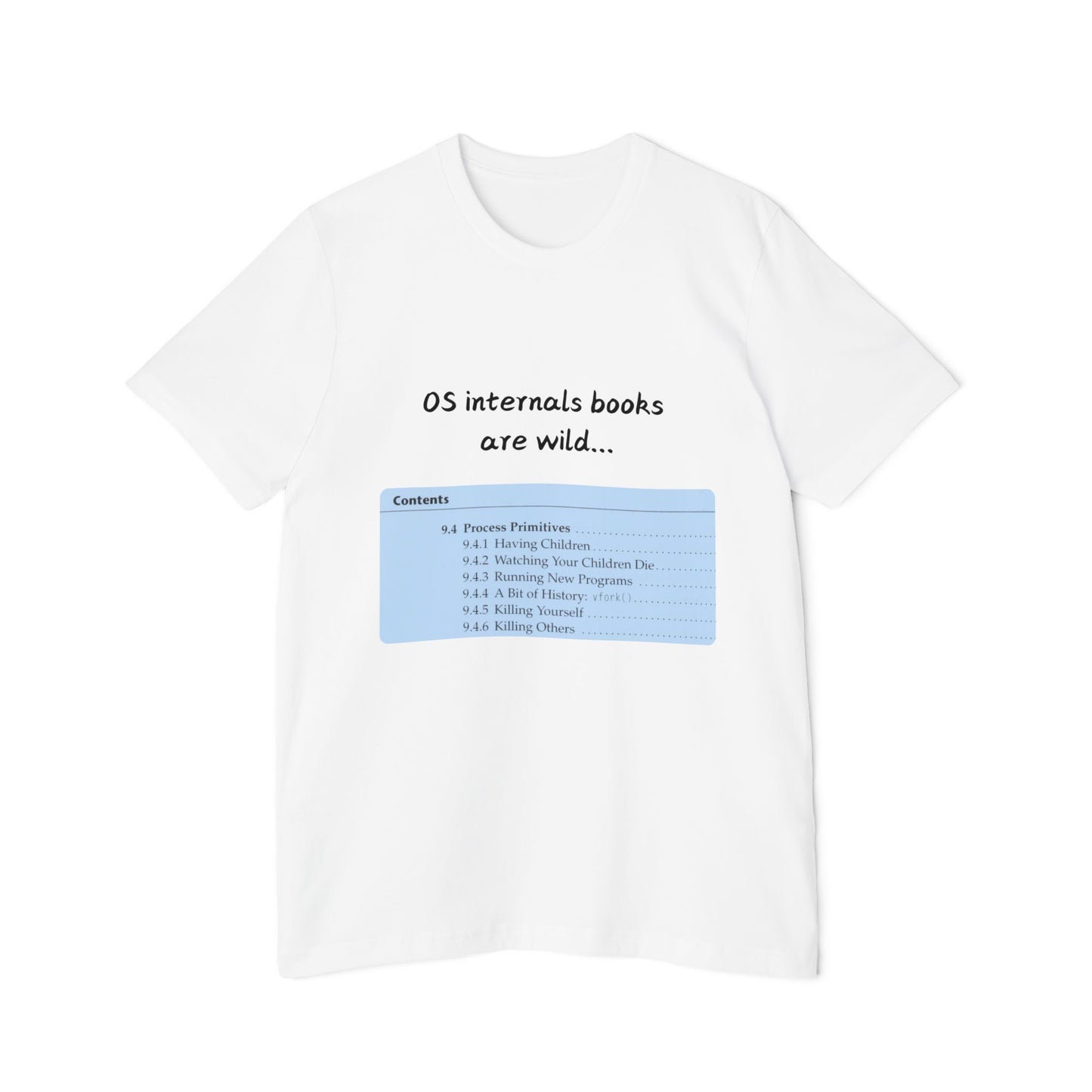 OS Internals Dark Humor Tech T Shirt | Computer Science Meme Tees | Usha Creations