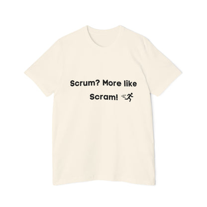 Scrum? More Like Scram! | Funny Agile Developer T-Shirt | Usha Creations