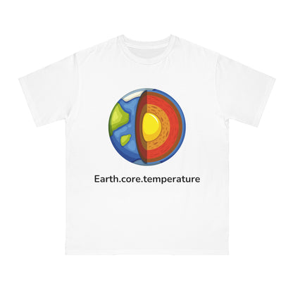 Earth.core.temperature Tee | Geo-Code Energy Shirt | Usha Creations