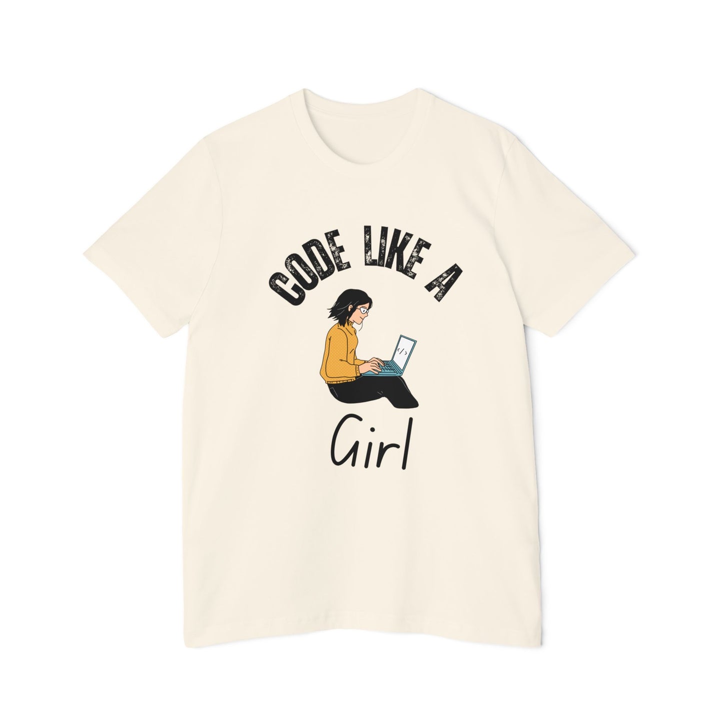 Code Like a Girl T-Shirt - Empowering Women in Tech Tee