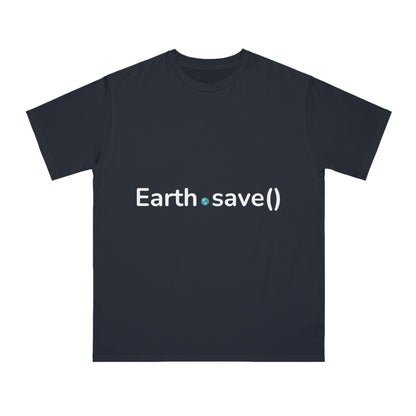 Earth.save() Eco-Coding Tee | Environmental Developer Shirt | Usha Creations