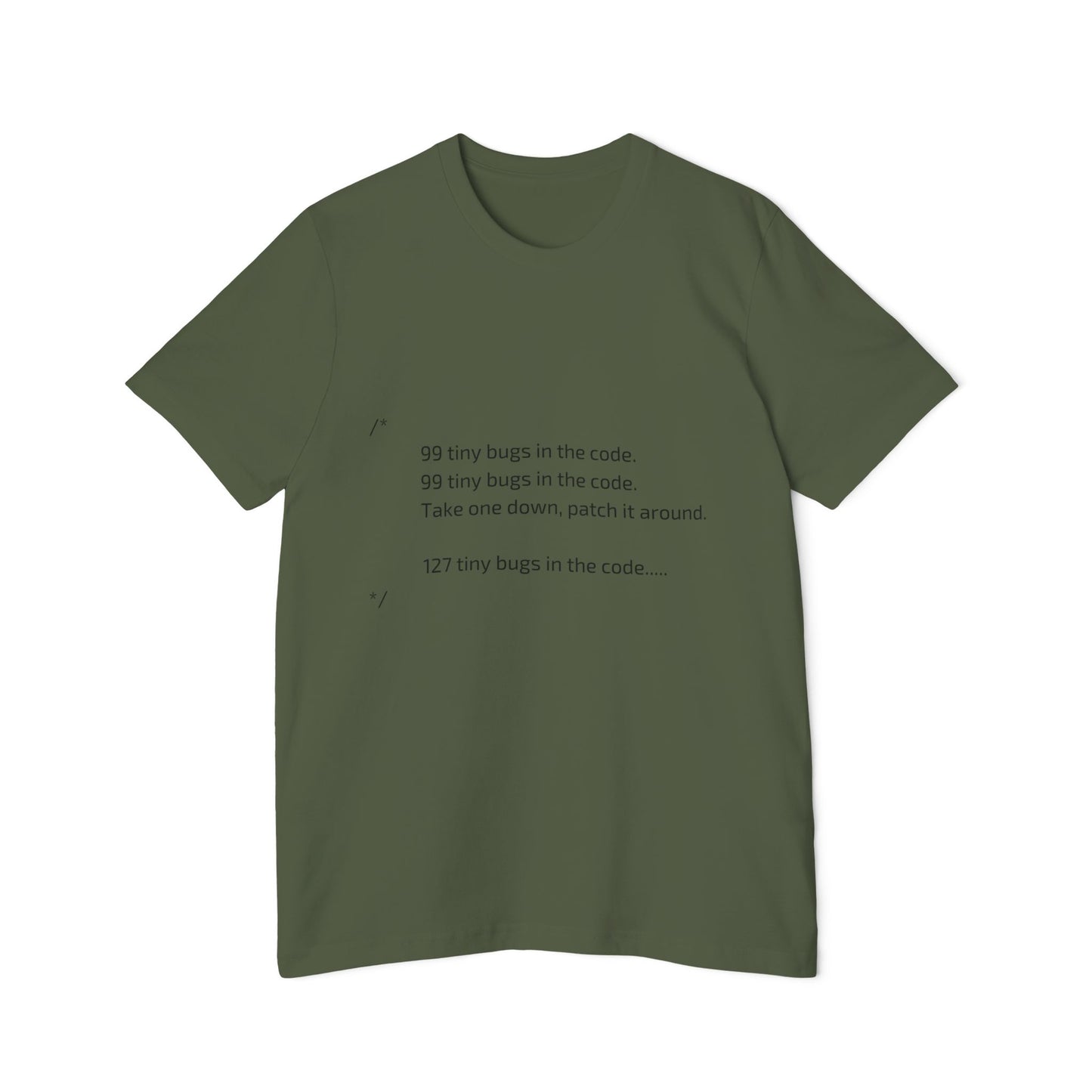 99 Tiny Bugs in the Code Developer T-Shirt | Funny Programmer Tee