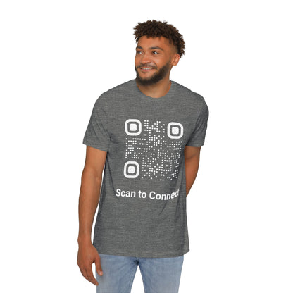 Custom LinkedIn QR Code T-Shirts - Professional Networking Apparel | Techie Tees | Usha Creations