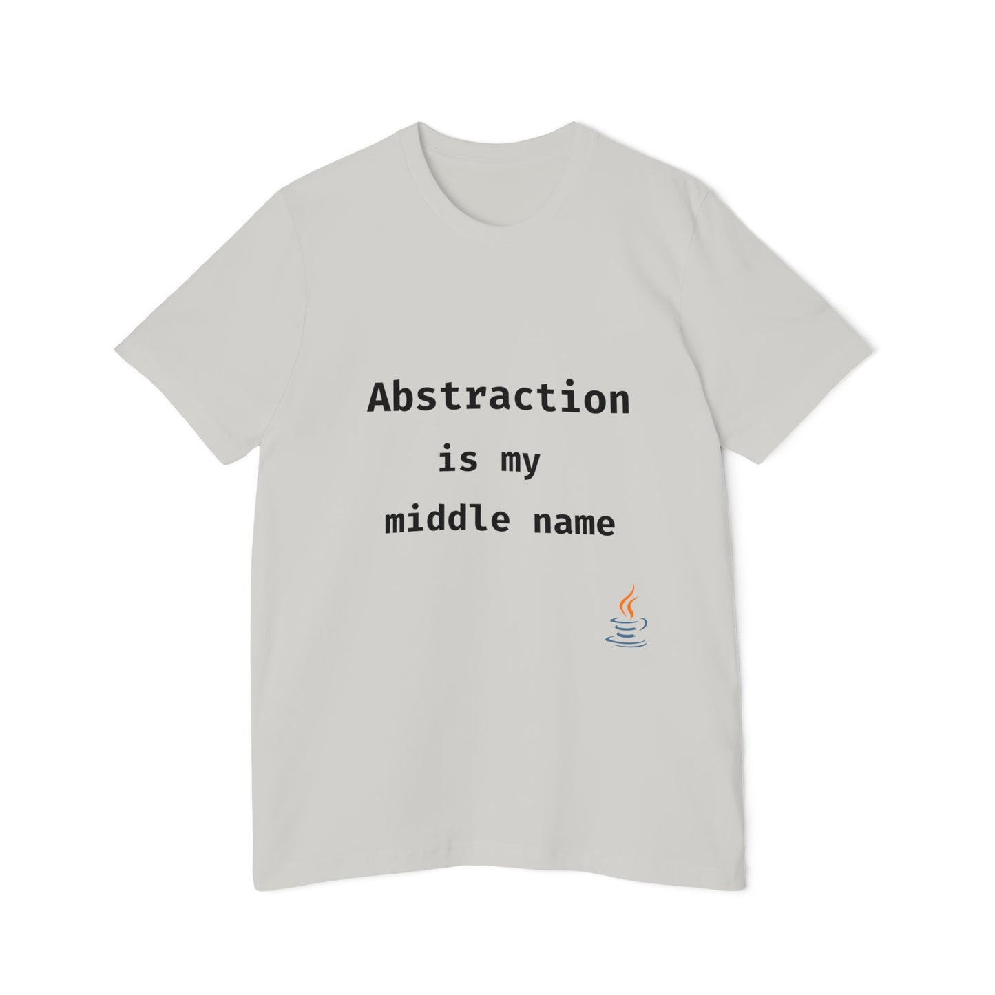 Abstraction Is My Middle Name | Java Developer T-Shirt | Funny Programmer Shirt | Usha Creations