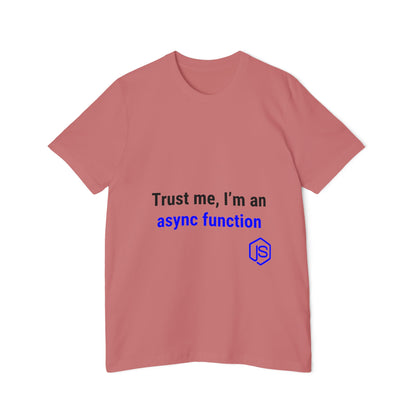 Trust Me, I’m an Async Function | JavaScript T-Shirt for Developers | Usha Creations