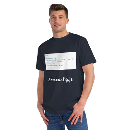 Eco.config.js Green Code Tee | Developer Earth Settings | Usha Creations